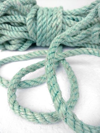 25' 7.5 m Blue Green Sisal Rope Cyan Sisal Rope Dyed | Etsy