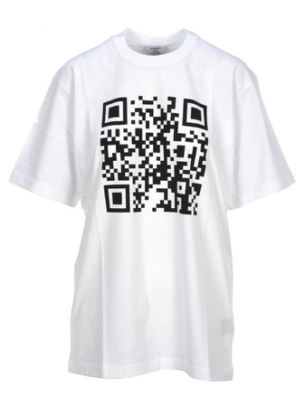 Vetements Vetements Qr Code Print T-shirt