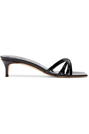 BY FAR | Libra patent-leather mules | NET-A-PORTER.COM
