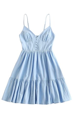 pastel blue dress