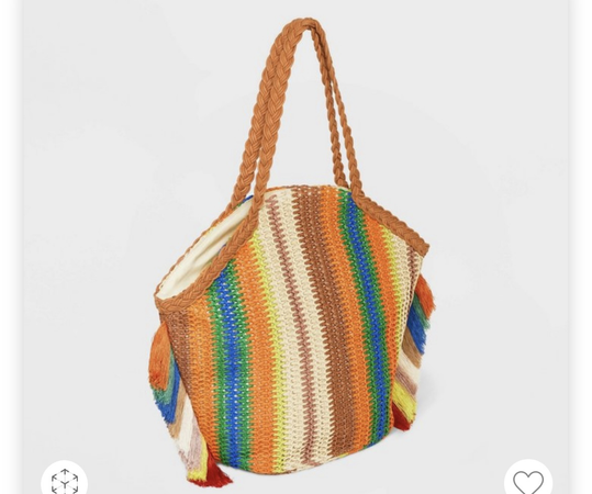 straw purse