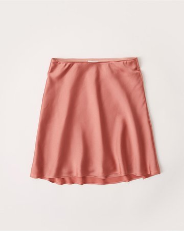 Satin Mini Skirt