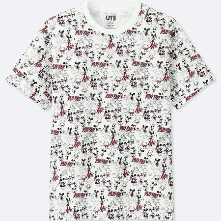 Mickey Art Short-sleeve Graphic T-Shirt (jeffrey Brown)