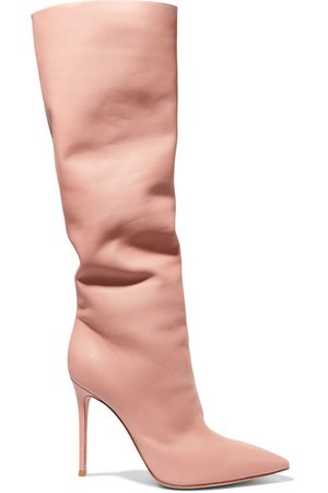Gianvito Rossi | 105 leather knee boots | NET-A-PORTER.COM