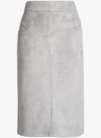 Buy next Light Grey Suedette Pencil Skirt Online - 2687224 - Jabong