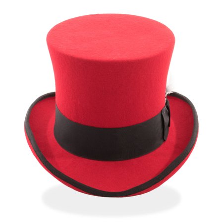Red Top Hat | Ferrecci USA | $59.99