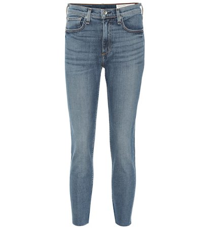 High-Rise Ankle Skinny jeans