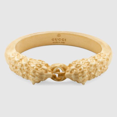 Tiger head resin bracelet | GUCCI® US