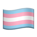 🏳️‍⚧️ Transgender Flag Emoji (Apple)