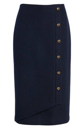 Halogen® x Atlantic-Pacific Wrap Pencil Skirt (Regular & Petite) | Nordstrom