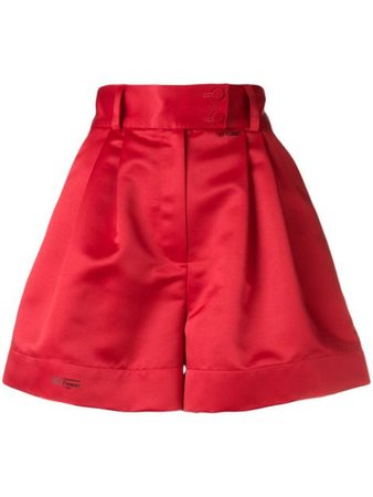 Styland flared high-waisted shorts red 2377271 - Farfetch