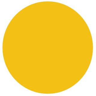 Label Blank Yellow, Circle - PharmaSystems