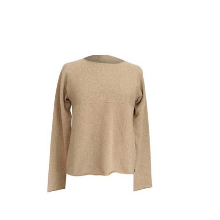 hermès cashmere sweater classic tan knit