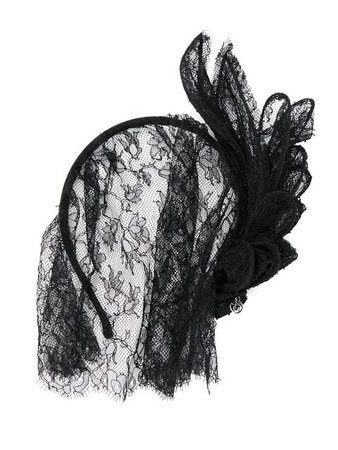 Maison Michel lace veil headband $356 - Shop SS19 Online - Fast Delivery, Price