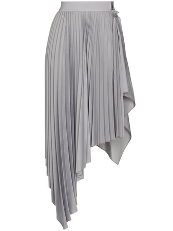 Givenchy asymmetric pleated skirt - FARFETCH
