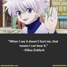 Killua quotes dark depression anime agst emo
