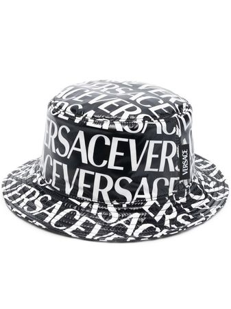 Versace logo-print Bucket Hat - Farfetch