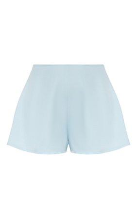 Dusty Blue Floaty Short | Shorts | PrettyLittleThing