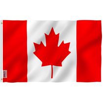 ANLEY Fly Breeze 3x5 Foot Canada Flag - Vivid Color and UV Fade Resistant - Canvas Header and Double Stitched - Canadian National Flags Polyester with Brass Grommets 3 X 5 Ft - Walmart.com - Walmart.com