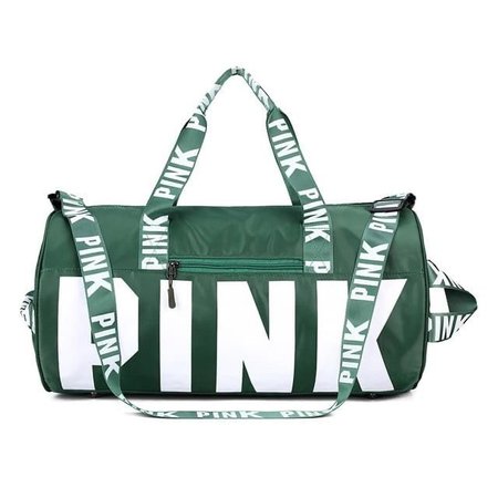 green sports bag