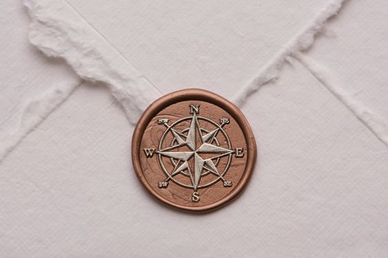 Compass Wax Seal mail