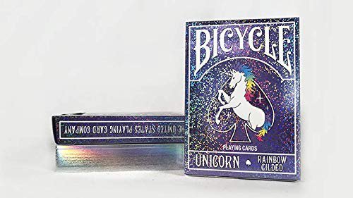 MTS Bicycle Rainbow Gilded Unicorn Playing Cards