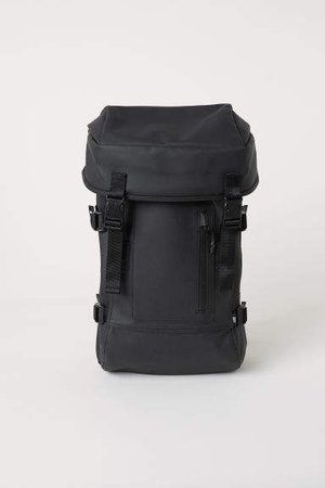 Rubber Backpack - Black