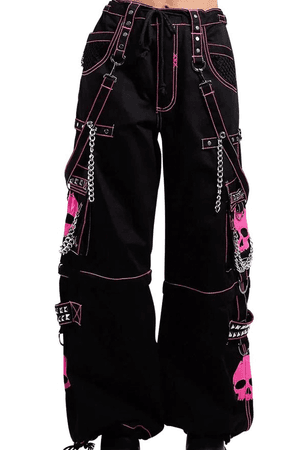 trippnyc pants black pink