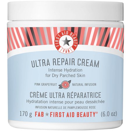 First Aid Beauty Ultra Repair Cream 170g - Pink Grapefruit Κριτικές & Σχόλια Πελατών | Δωρεάν Delivery άνω των 35€ | lookfantastic