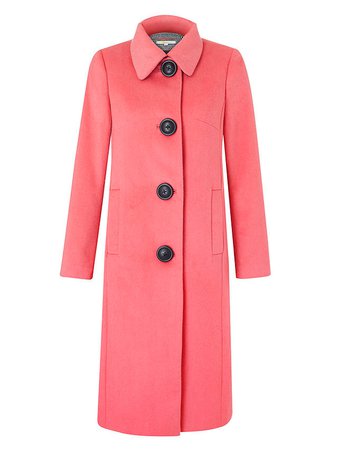 Boden Conwy Coat | Blush at John Lewis & Partners