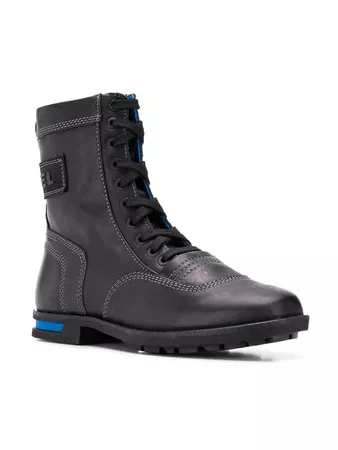 Diesel lace-up Ankle Boots - Farfetch