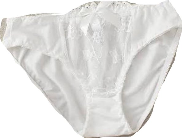 white lace panties