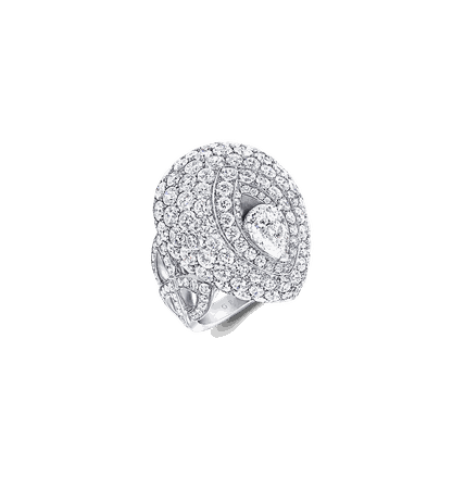 Bombé Pavilion Ring, Diamond | Graff