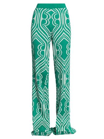 Etro Lucky Printed Pleated Pants | Saks Fifth Avenue