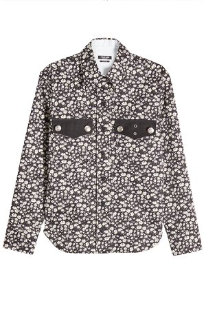 Printed Shirt with Embossed Buttons Gr. IT 42