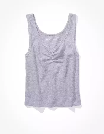 AE Cinched Tank Top grey