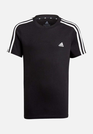 ADIDAS Black baby t-shirt by adidas with contrasting bands on the shoulders