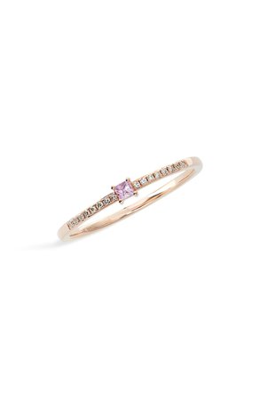 EF Collection Princess Diamond Stack Ring | Nordstrom