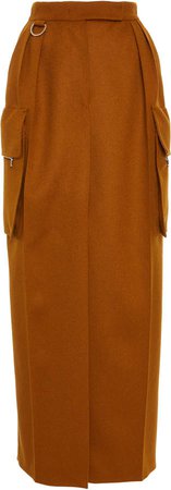 Gitane Pleated Camel Skirt