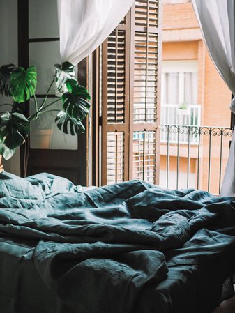 4-Piece linen bedding set. Linen duvet cover linen | Etsy