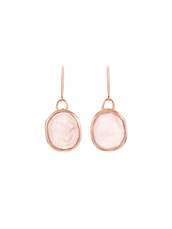 pink gold earrings jewelry