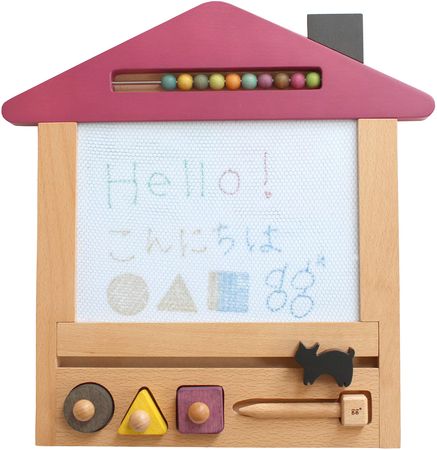 Amazon.com: kiko+ gg oekaki Magic Drawing Board Wooden Magna Doodle (Cat): Toys & Games