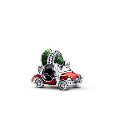 Pandora Sterling Silver Festive Car Christmas Tree Charm - Macy's