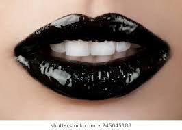 glossy black lipstick - Google Search