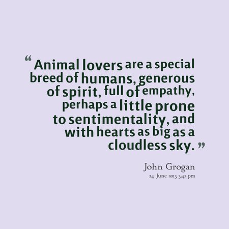 Animal Lover Quotes