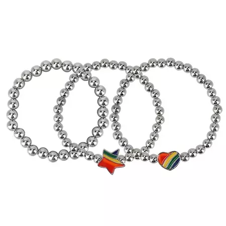 Celebrate Together™ Pride Stretch Bracelet 3-Piece Set