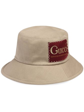 Gucci Gucci Label bucket hat