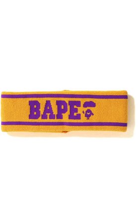 Bape Yellow & Purple Headband