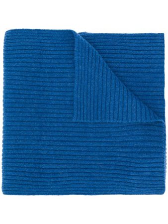 Blue N.Peal Short Ribbed scarf - Farfetch