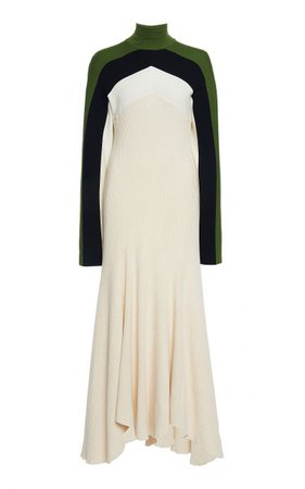 Wool-Blend Striped Maxi Dress By Jil Sander | Moda Operandi